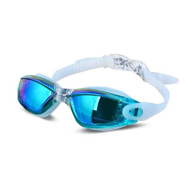 Electroplating UV Waterproof Anti Fog Water Glasses