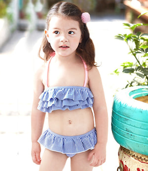 1-8 Years Children Swimwear Bikini Set