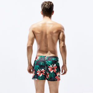 Men's Swimming Flower Print Short