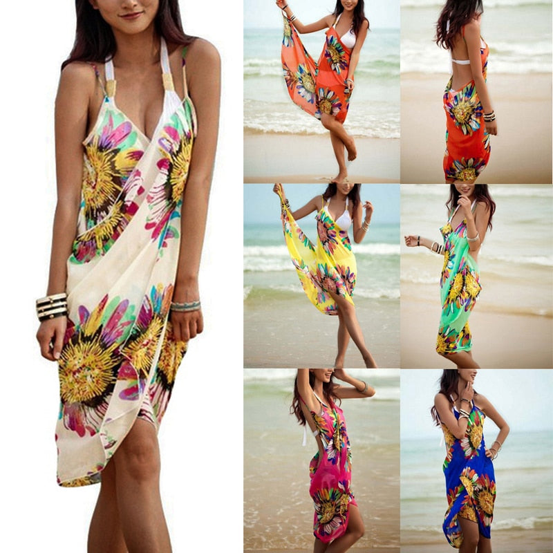Beach Tunic Floral Cover Up